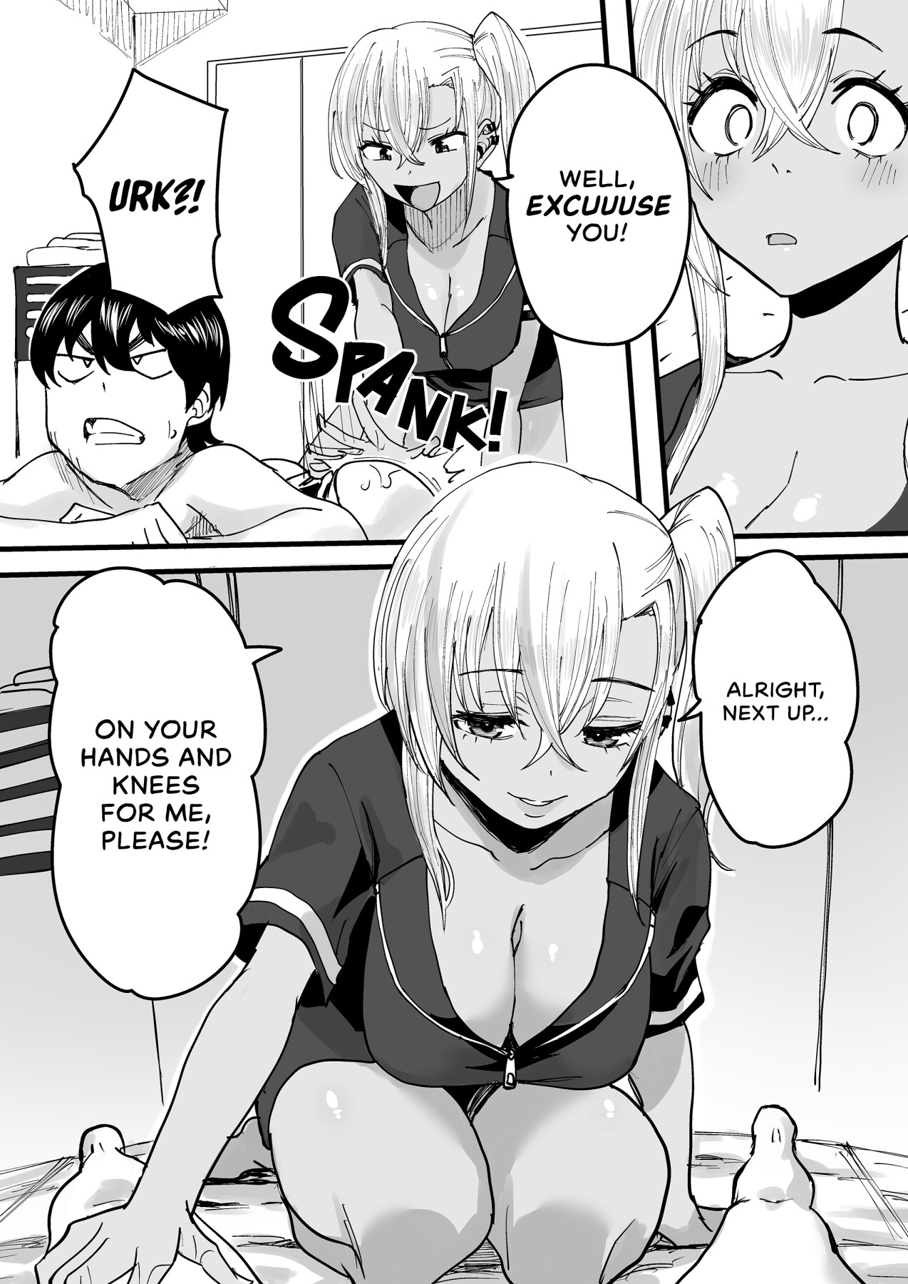 Hentai Manga Comic-Happy Endings with a Tanned Gyaru Massage Therapist-Read-15